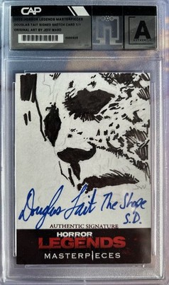horror legends masterpieces michael myers auto douglas tait 1/1