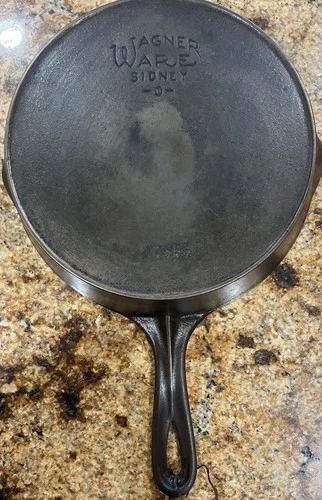 VTG Wagner Ware #6 Sidney -O- 1056E Cast Iron Skillet heat Ring