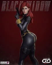 Black Widow Sexy Figure Model Statue 1:6 Scale UNPAINTED UNASSEMBLED