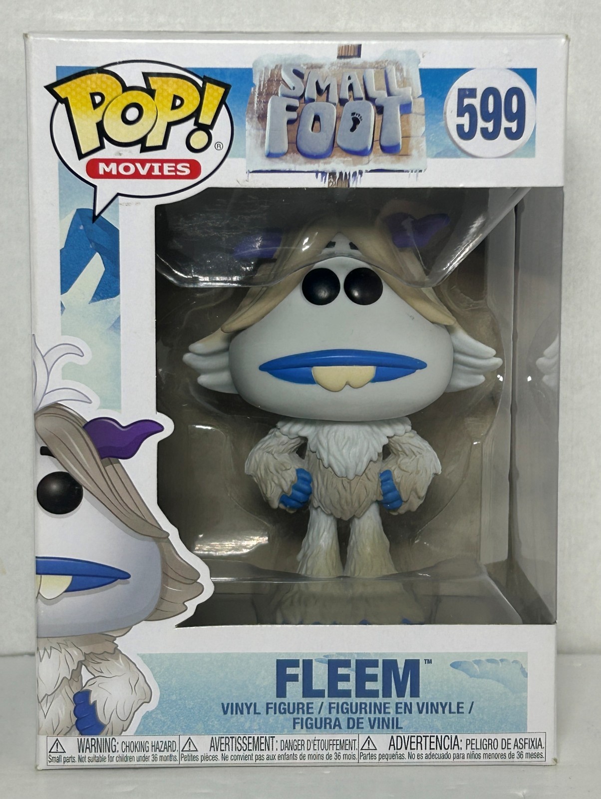 Funko Pop! Movies Smallfoot #599 FLEEM Kept in Box Box in Nice Condition