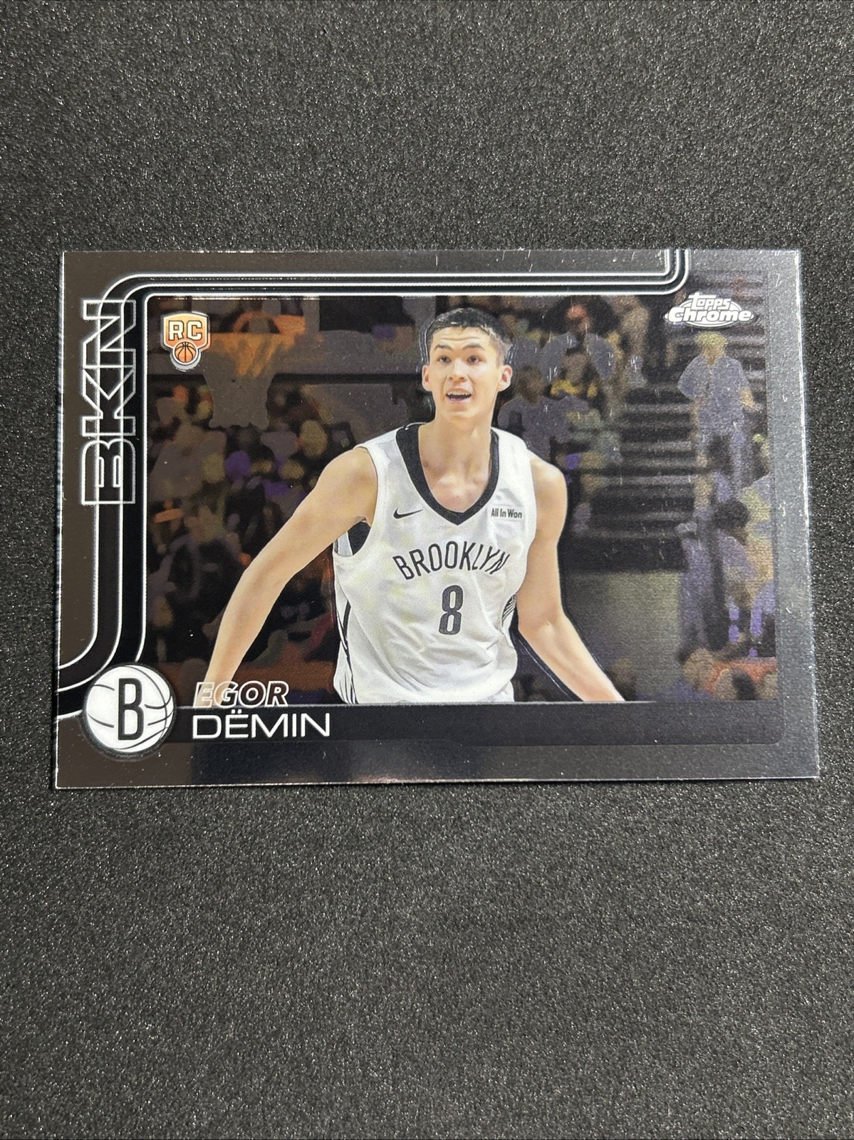 2025-26 Topps Chrome Basketball Egor Demin Rookie RC #258 Nets