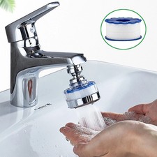 Kitchen Faucet 360 Degree Rotation Stream Sprayer Stainless Steel Connector