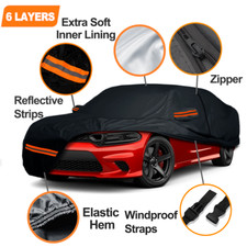 6 Layer CUSTOM For Dodge Charger OUTDOOR INDOOR CAR COVER All Weather Waterproof