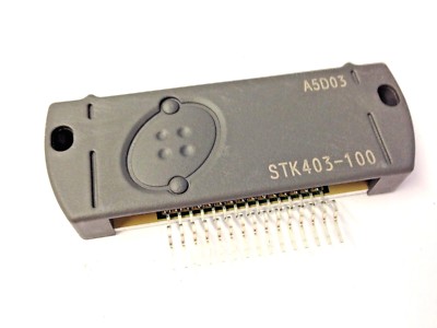 2 Pieces | STK403-100 + Heat Sink Compound Original SANYO