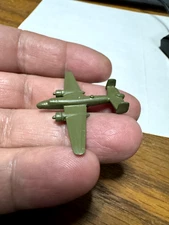 WW2 Authenticast 1/432 ID Spotter recognition metal model US B-25 Mitchell Green