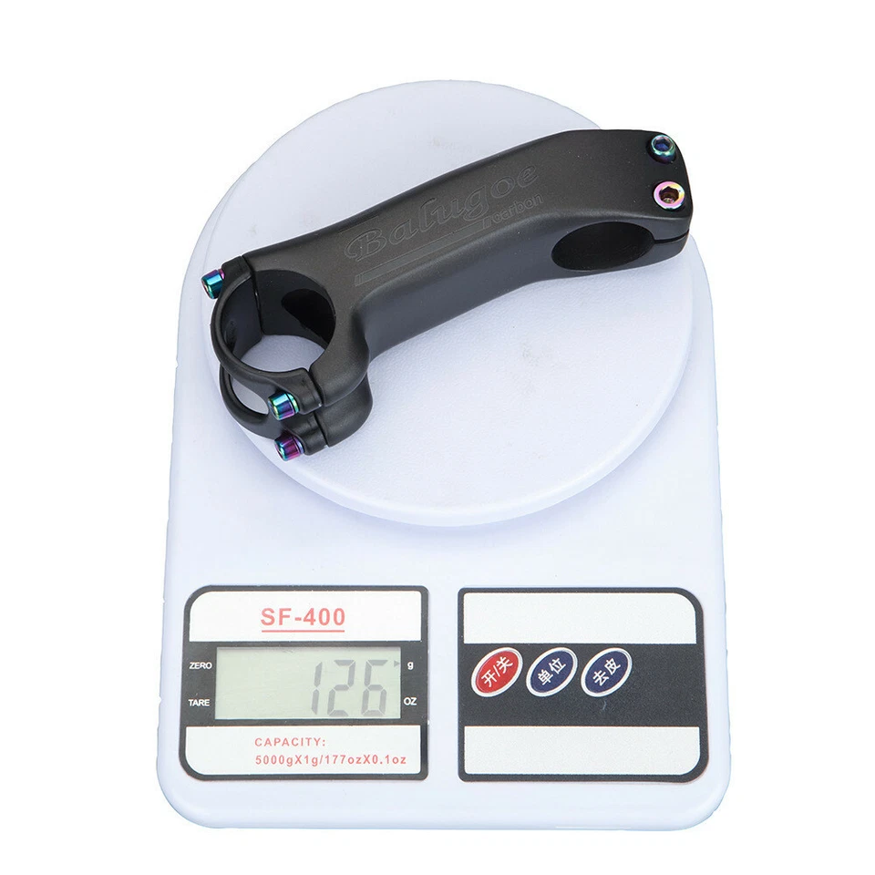 BALUGOE Full Carbon fiber Bicycle Stem Carbon Bike Handle Stem 28.6-31.8 6°/17° - Image 3 of 4