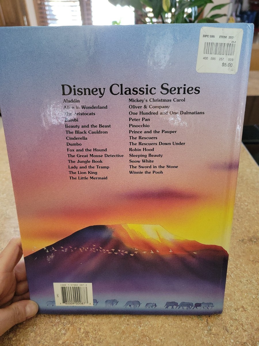 ディズニーA CLASSIC DISNEY STORYBOOK SERIES Disney's Classic Storybook 1994 The Lion King Hardcover Book Mouse