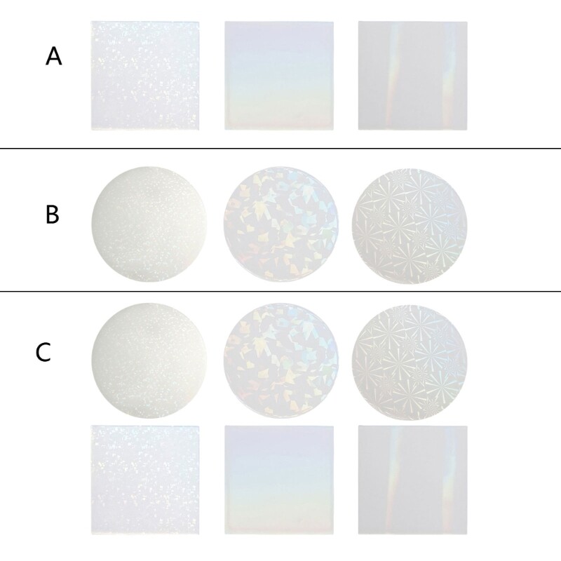 Colorful LED Resin Coaster Mold with Light Effect Silicone Crafters DIY