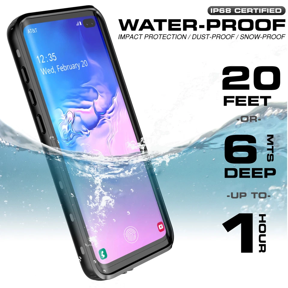 Funda impermeable a prueba de golpes resistente blindada para Samsung Galaxy S10 Plus Foto 2 de 4