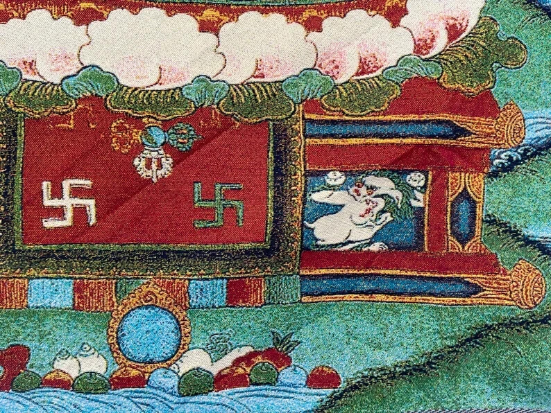 Vintage Indian Tapestry Pictorial Stunning Tapestry Wall Decor