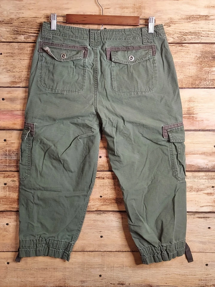 Guide Series Feminino 8 Capris Verde Ripstop - Imagem 2 de 4