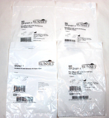 Sunset CF2107-1  Resmed S9 and AirSense 10 Style Filter, Lot of 4 Pcs