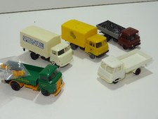 SPM STETTNISCH 5 X VERSCHIEDENE LKW (372) 1/87 PLASTIK HO SCALE