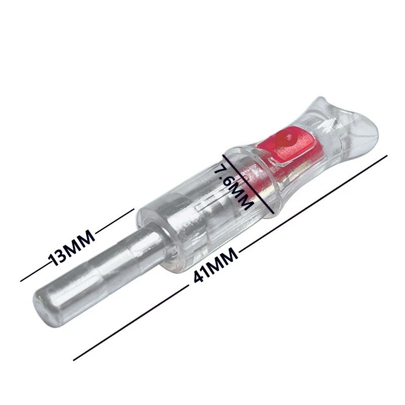 6PCS Lighted Nocks for Crossbow with .300/7.62mm Inside Diameter Arrow DIY - Image 4 of 4