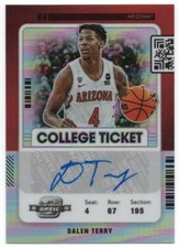2022-23 Contenders Optic College Ticket Autographs Dalen Terry RC Auto 20/99