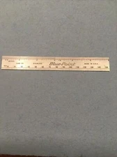 Blue-Point GAM-2A 6” S/S Rule Inch/mm & Decimal Equivalents Chart USA!
