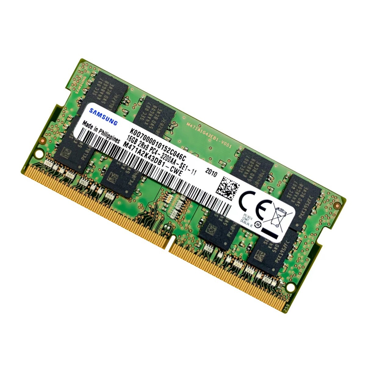 Samsung 32GB (2X 16GB) DDR4 3200MHz PC4-25600 SODIMM Memory
