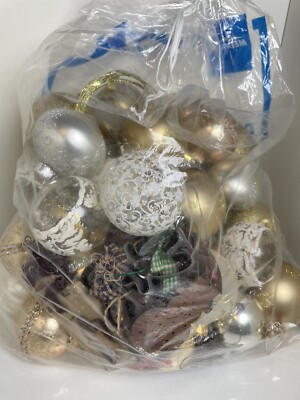 Gold Swirl Shine Bright Assortment Christmas Ornaments