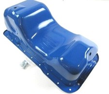 1980-93 Ford Mustang Fox Body 289 302 Dual Sump 5qt Oil Pan Blue E44102bu