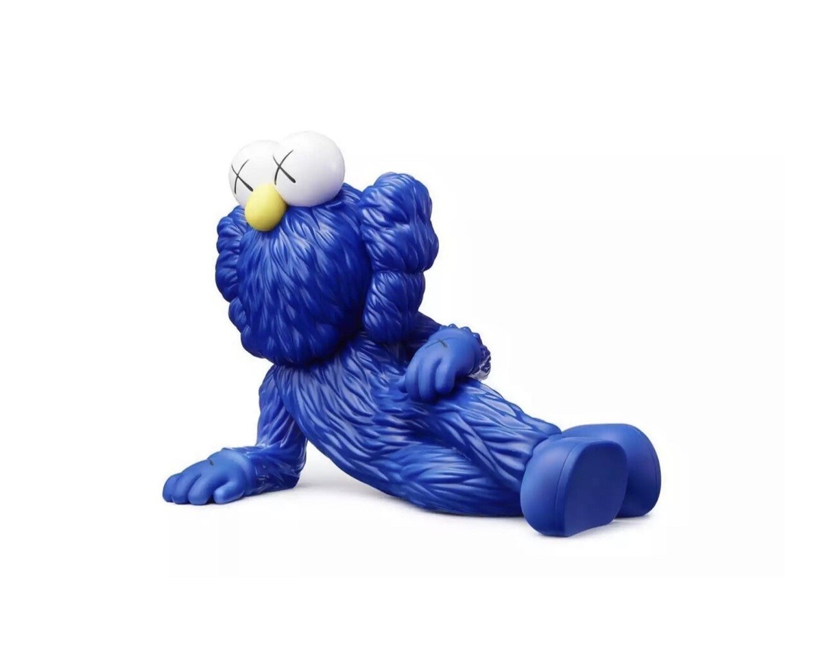 KAWS TIME OFF Vinyl Figure Blue 2023 Authentic BFF Companion - IN