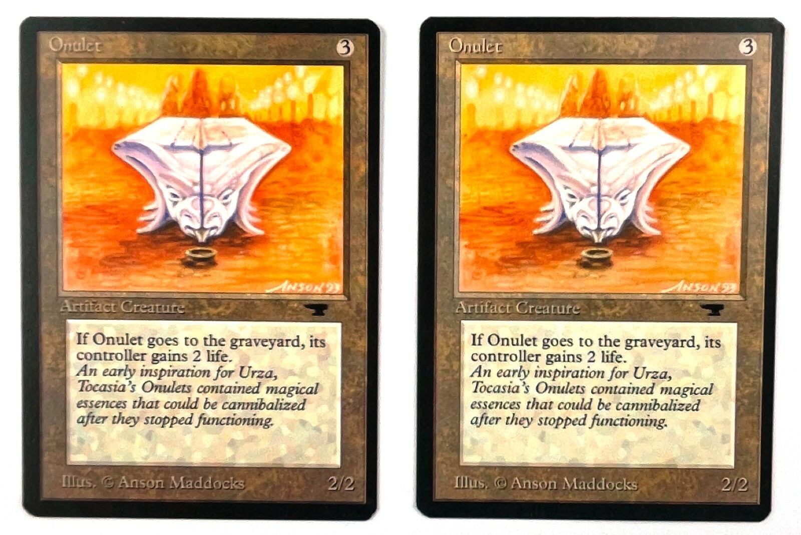 MTG Antiquities Onulet (2 cards) Excellent Near Mint condition eBay