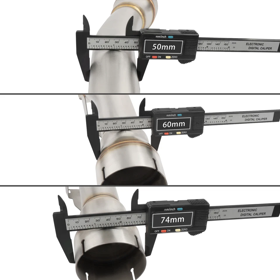 For Suzuki GSXS1000 GSX-S1000 2015-2020 Exhaust System Middle Link Pipe Slip On - Image 4 of 4