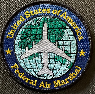 FAMS Vintage Plane Globe Eastern Hemisphere ONE star version+H patch - Very Rare