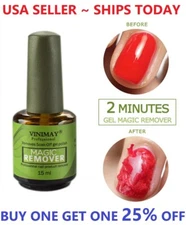 Burst Nail Gel Magic Remover Polish Soak Off Gel Coat Cleaner Degreaser Primer