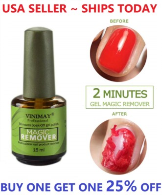 Burst Nail Gel Magic Remover Polish Soak Off Gel Coat Cleaner Degreaser Primer