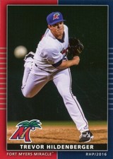 2016 Grandstand Fort Myers Miracle TREVOR HILDENBERGER RC TWINS UC BERKELEY