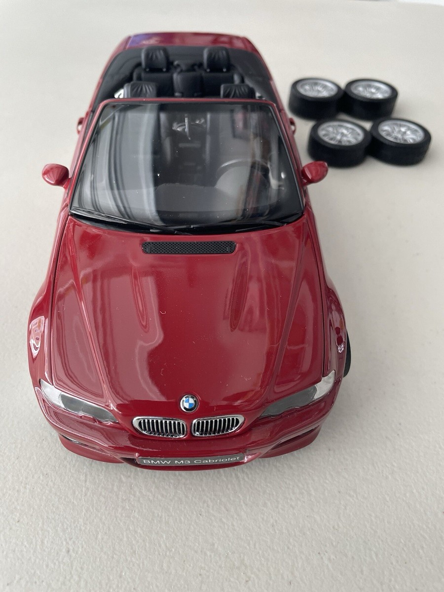 1/18 BMW M3 KYOSHO CABRIOLET RED | eBay