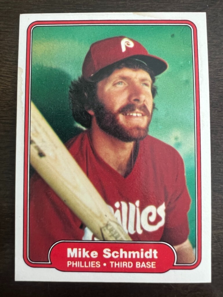 1982 Fleer Mike Schmidt Phillies HOF #258 