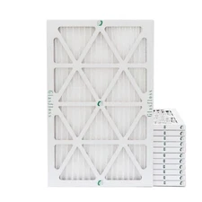 16x25x1 MERV 10 Pleated Air Filters. 12 PACK. Actual Size: 15-1/2 x 24-1/2 x 7/8