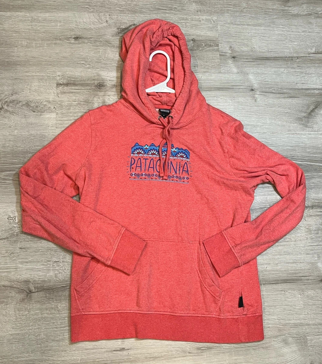 Patagonia Femme Fitz Roy Lightweight Hoody Womens Medium Coral Heather  Pullover