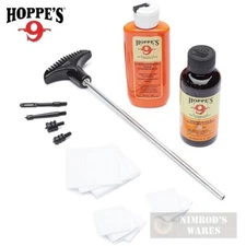 Hoppe's .38 357 9mm Pistol CLEANING KIT Solvent Oil Patches Rod PCO38B FAST SHIP