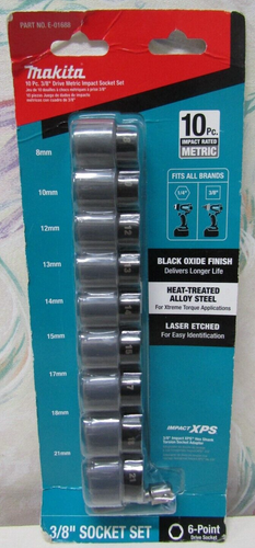 1 4 Socket Set Makita E-01703 Impact XPS 8-Piece 1/4