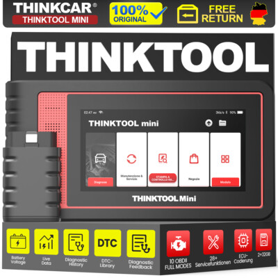 THINKTOOL MINI Auto Auslesegerät KFZ Profi OBD2 Diagnosegerät Scanner ECU CODING