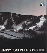 Jiminy Peak Ski Resort in the Berkshires brochure 1970s Hancock MA