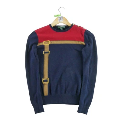 Lauren Ralph Lauren Pull Femme Taille XS Marine #QWE4141 - Photo 1/4