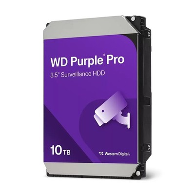 Western Digital WD102PURP 10TB WD Purple Pro Surveillance 3.5'' SATA HDD 512MB