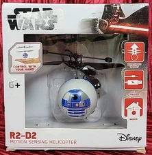 Disney Star Wars R2-D2 Motion Sensing Helicopter NEW NIB DRONE TOY SCI R2D2 R2