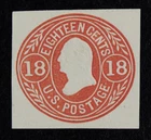 CKStamps: US Cut Square Stamps Collection Scott#U70 Unused H NG