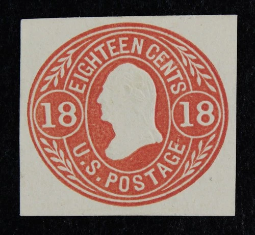 CKStamps: US Cut Square Stamps Collection Scott#U70 Unused H NG