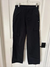 Alo Yoga Black Cargo Pants Womens XS Wide Leg Lightweight Utility High Rise