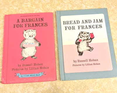 2 ~ Bread and Jam for Frances ~ A Bargain For Frances ~ Hardcover  FREE SHIPPING