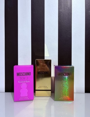   Bundle Of Moschino Empty Perfume Fragrance Boxes box Toy 2 Bubblegum Pearl