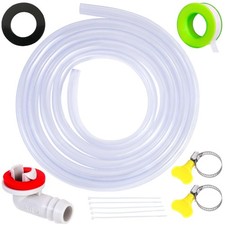 6 Feet Air Conditioner Drain Hose, 3/5 '' Portable AC Drain Hose Connector,2....