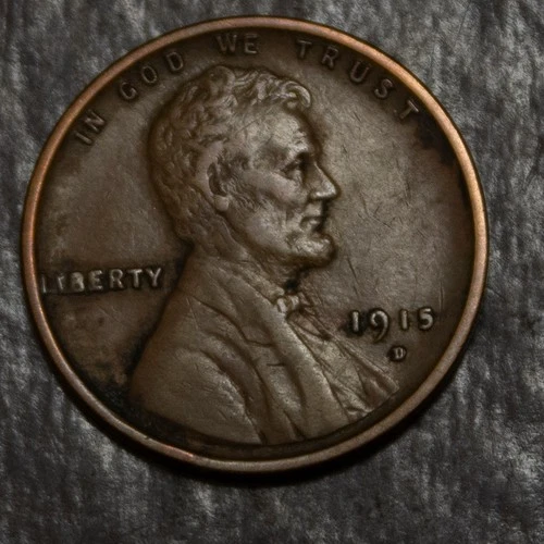 1915 D  Lincoln Wheat Cent Choice VF   Lot  2419