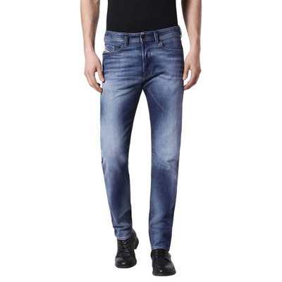Diesel Buster 084GR Herren Jeans W27/L30 Karottenschnitt Stretch Blau Gewaschen