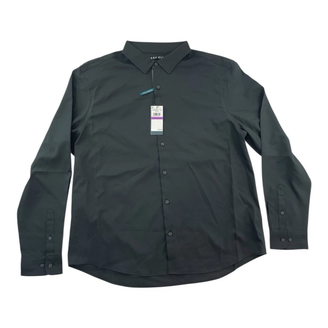 Perry Ellis Slim Solid Dress Shirts for Men for sale | eBay